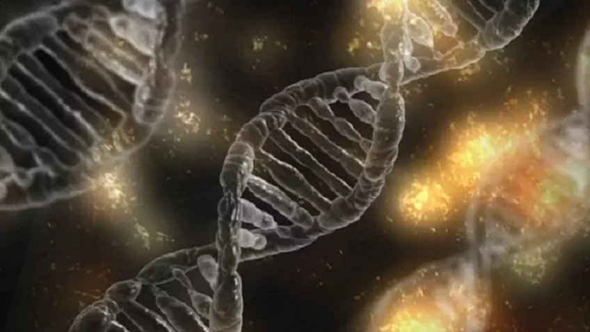 DNA Spiral. Immage.